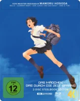 Das Mädchen das durch die Zeit sprang 4K Steelbook Frontcover Ultra HD Blu-ray Disc