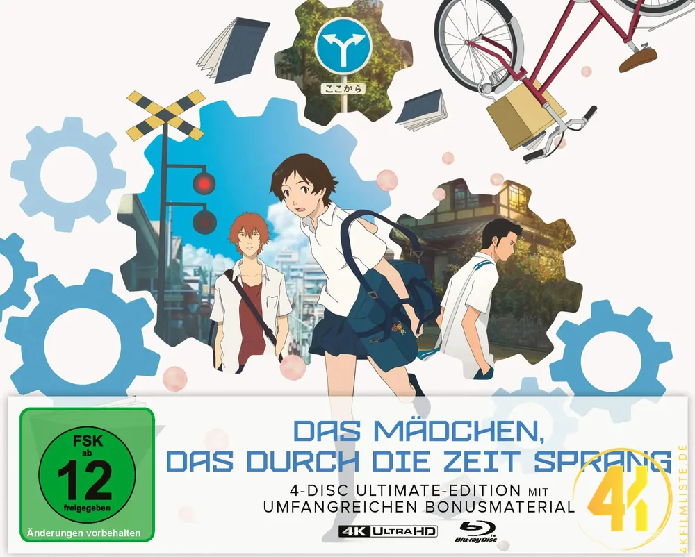 Das Mädchen das durch die Zeit sprang Ultimate Edition 4K Steelbook Ultra HD Blu-ray Disc