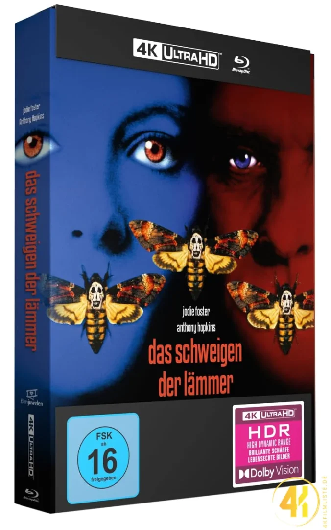 Das Schweigen der Lämmer 4K Mediabook Ultra HD Blu-ray Disc