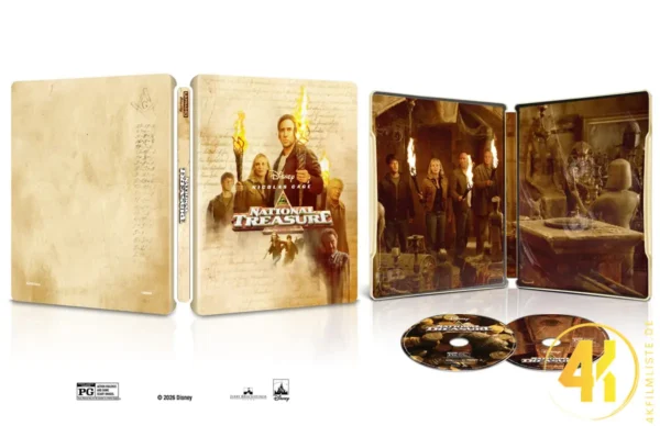 Das Vermächtnis der Tempelritter – 4K Steelbook (UHD + Blu-ray Disc)