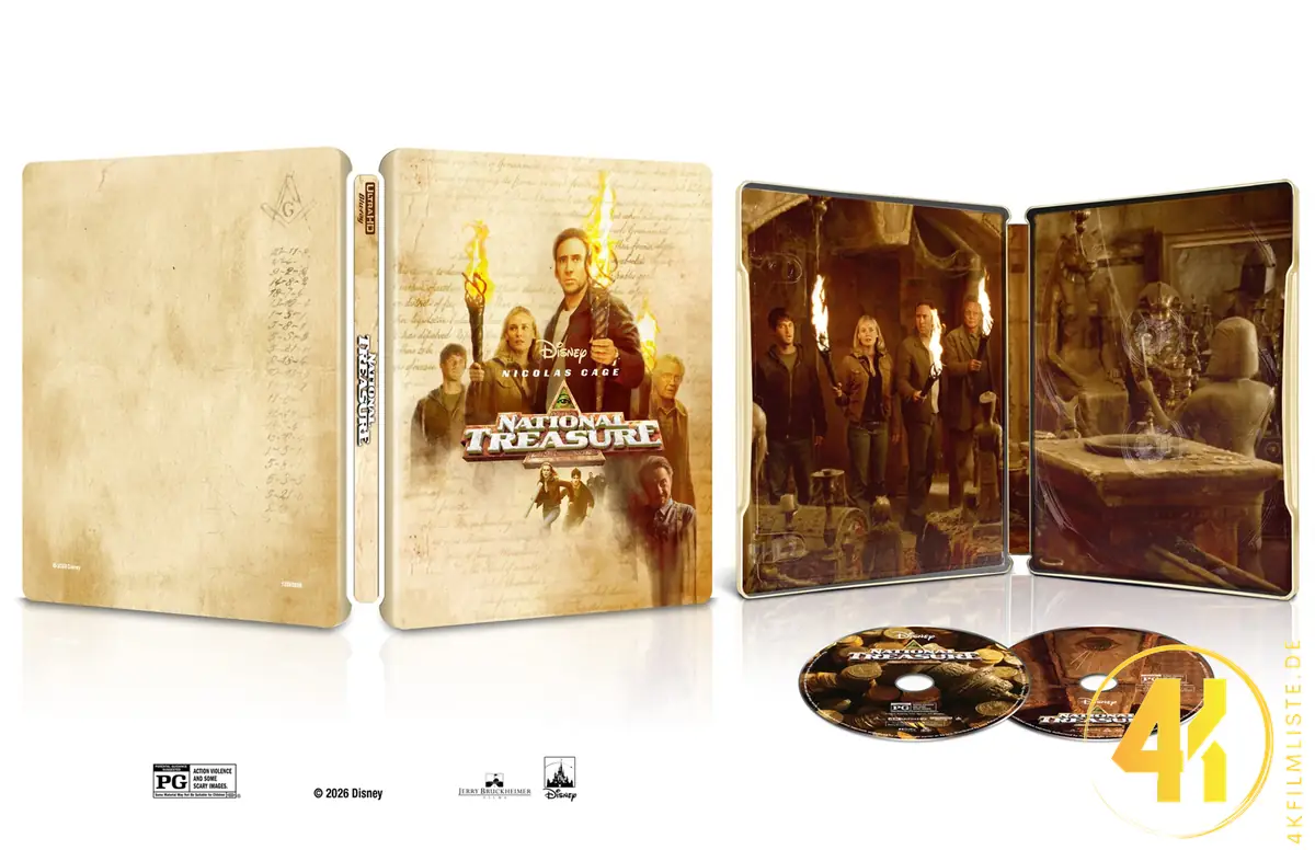Das Vermächtnis der Tempelritter 4K Steelbook