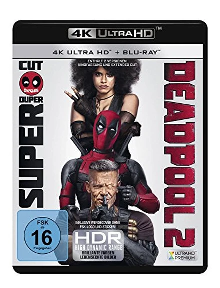 Deadpool 2 4K Blu-ray UHD Blu-ray Disc