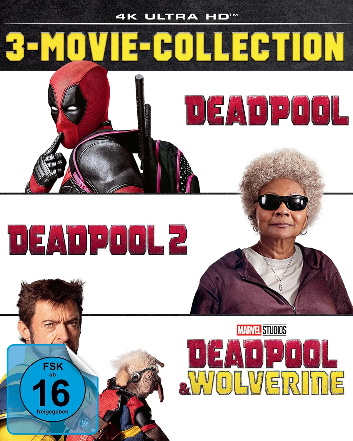 Deadpool (3 Movie Collection) – 4K Blu-ray (UHD + Blu-ray Disc)