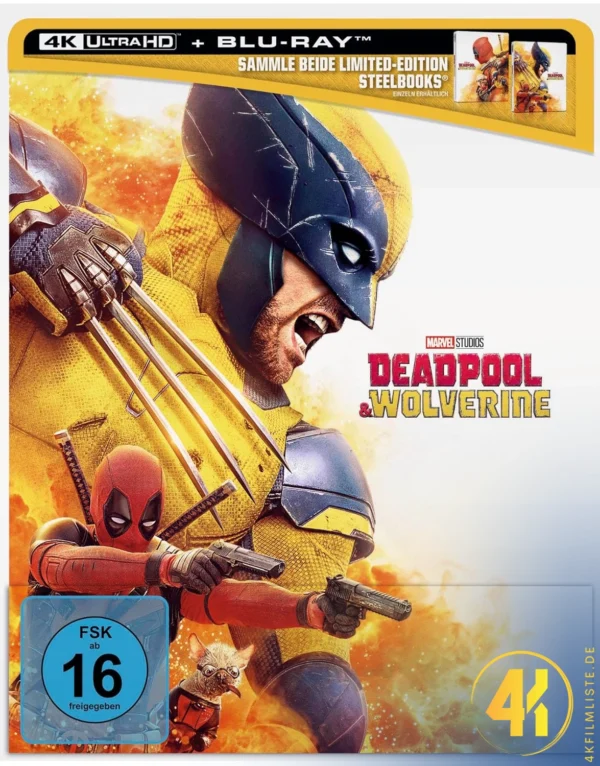 Deadpool & Wolverine („Wolverine“) – 4K Steelbook A (UHD + Blu-ray Disc)