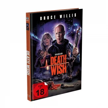 Death Wish 4K Mediabook mit Bruce Willis (Seitenansicht)