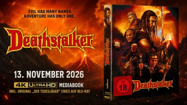 4K UHD Blu-ray zum „Deathstalker“-Remake gemeinsam mit 1983er Original im Mediabook
