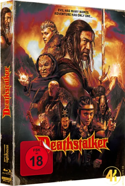 Deathstalker 4K Mediabook Ultra HD Blu-ray Disc