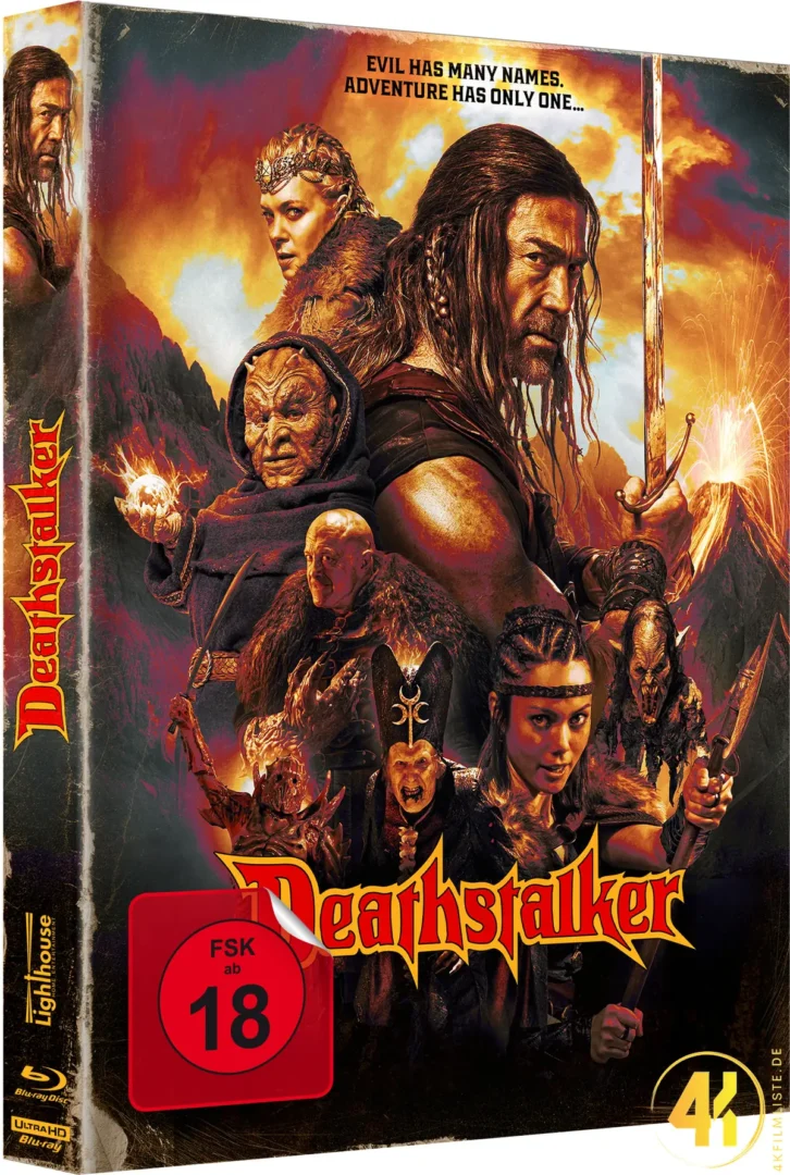 Deathstalker 4K Mediabook Ultra HD Blu-ray Disc