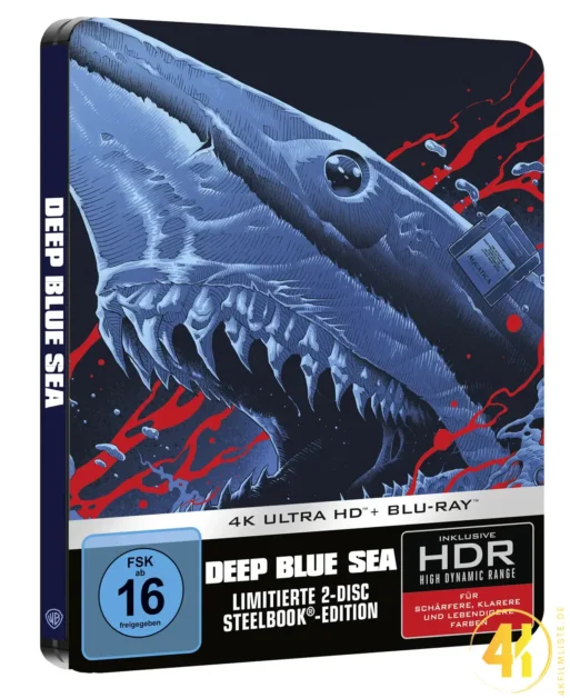 Deep Blue Sea – 4K Steelbook (UHD + Blu-ray Disc)