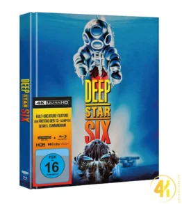 DeepStar Six 4K Mediabook Seitenansicht Ultra HD Blu-ray Disc