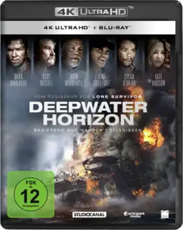 4K UHD Blu-ray Cover zu Deepwater Horizon mit Mark Wallberg