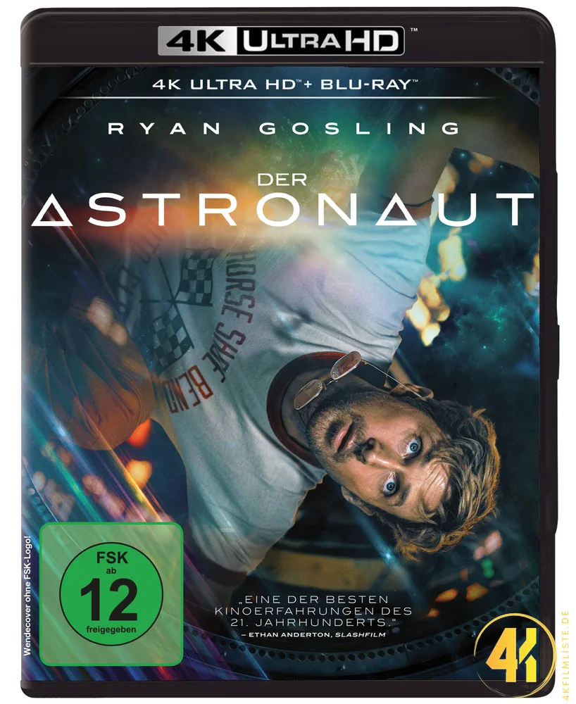 Der Astronaut Project Hail Mary 4K Blu-ray Ultra HD Blu-ray Disc