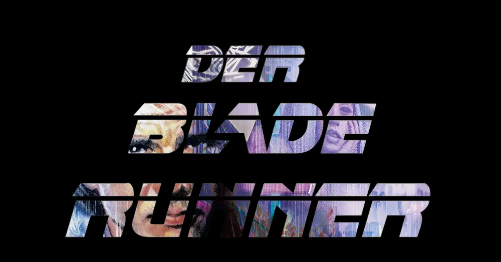 Der Blade Runner Schriftzug