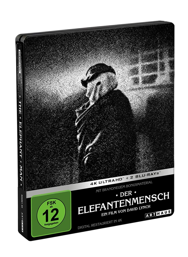 Seitenansicht vom Der Elefantenmensch 4K UHD Steelbook