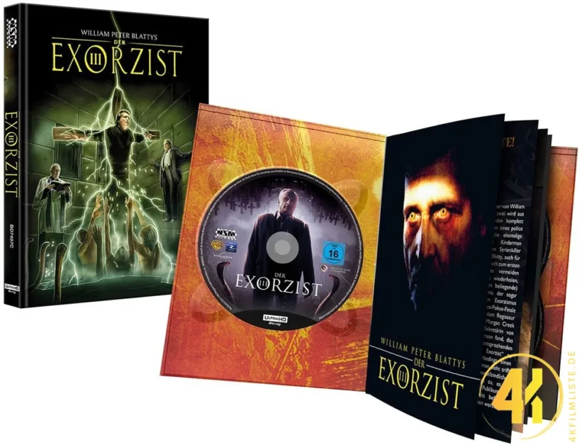 Der Exorzist III 4K Mediabook Cover C Ultra HD Blu-ray Disc
