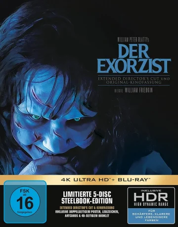 Der Exorzist als limitierte 5-Disc-Edition mit Ultra HD Blu-ray Disc