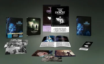 Innenansicht der Gimmicks von Der Exorzist 4K Blu-ray Disc