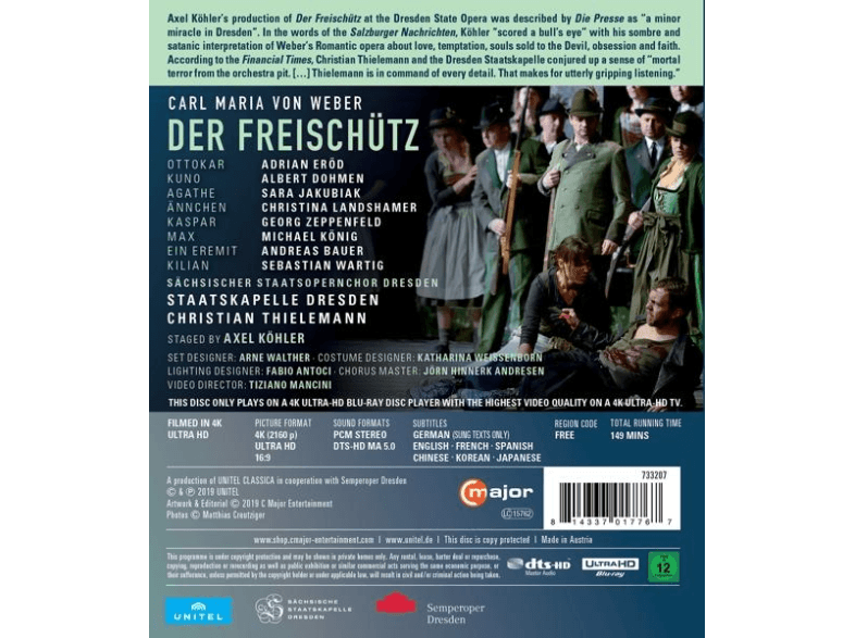Backcover zu Der Freischütz - Staatskapelle Dresden