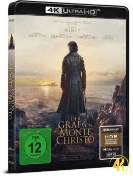 Der Graf von Monte Christo 2024 4K Blu-ray UHD Keep Case Ultra HD Blu-ray Disc