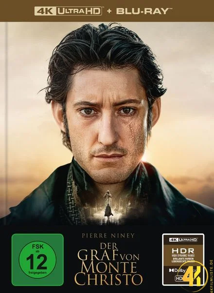 Der Graf von Monte Christo 2024 4K Mediabook Ultra HD Blu-ray Disc