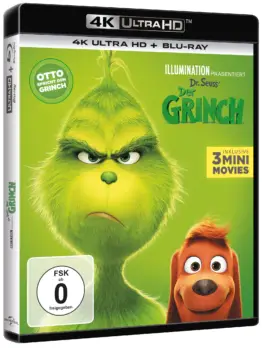 4K UHD Cover zu Der Grinch (Animationsfilm aus dem Jahr 2018)