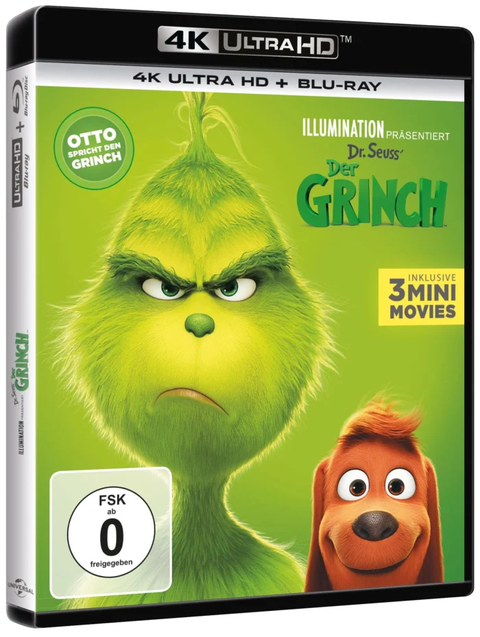 Der Grinch (2018) – 4K Blu-ray (UHD + Blu-ray Disc)