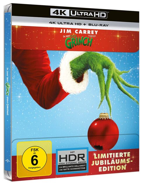 Der Grinch – 4K Steelbook (UHD + Blu-ray Disc)