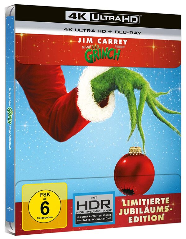 Der Grinch – 4K Steelbook (UHD + Blu-ray Disc)
