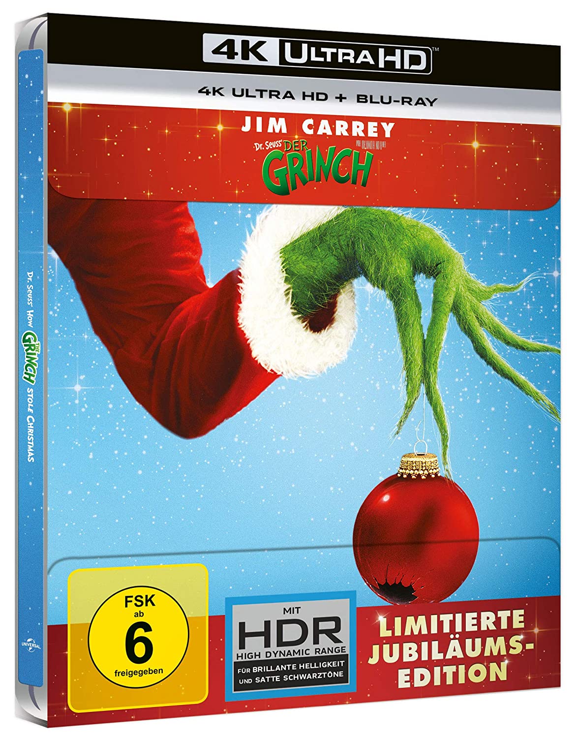 Der Grinch – 4K Steelbook (UHD + Blu-ray Disc)