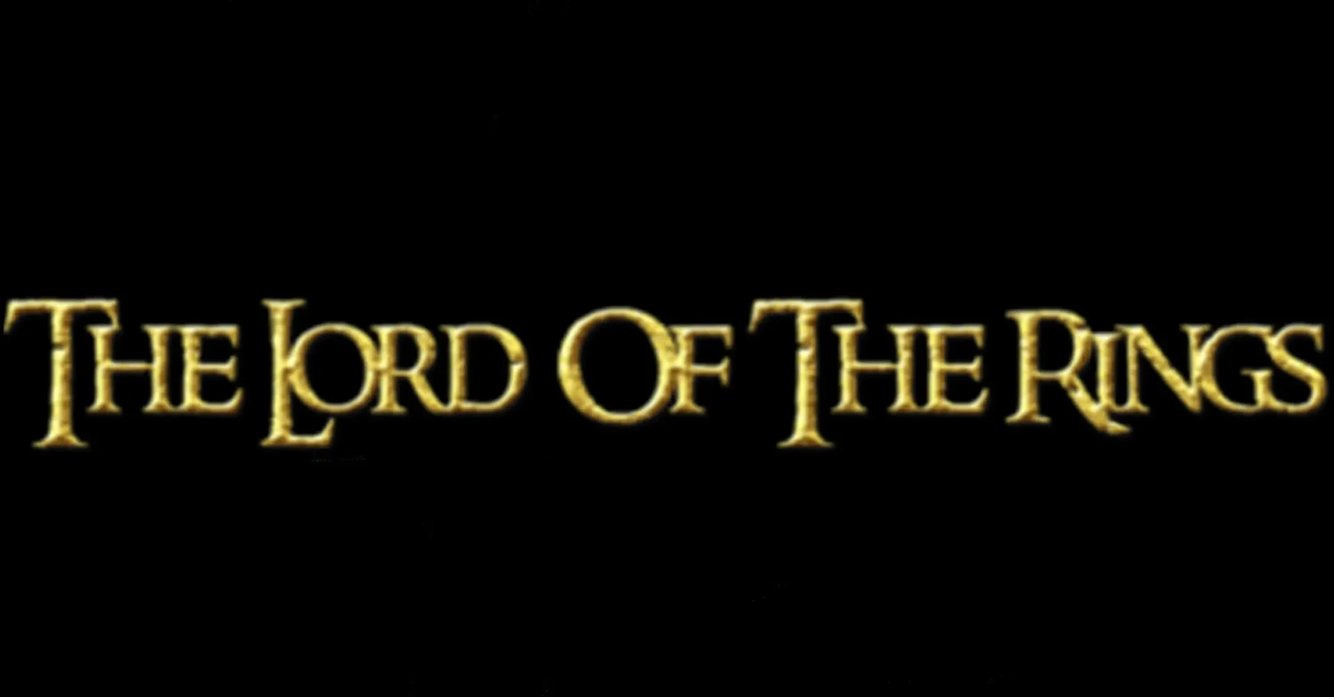 Der Herr der Ringe / Lord of the Rings Logo