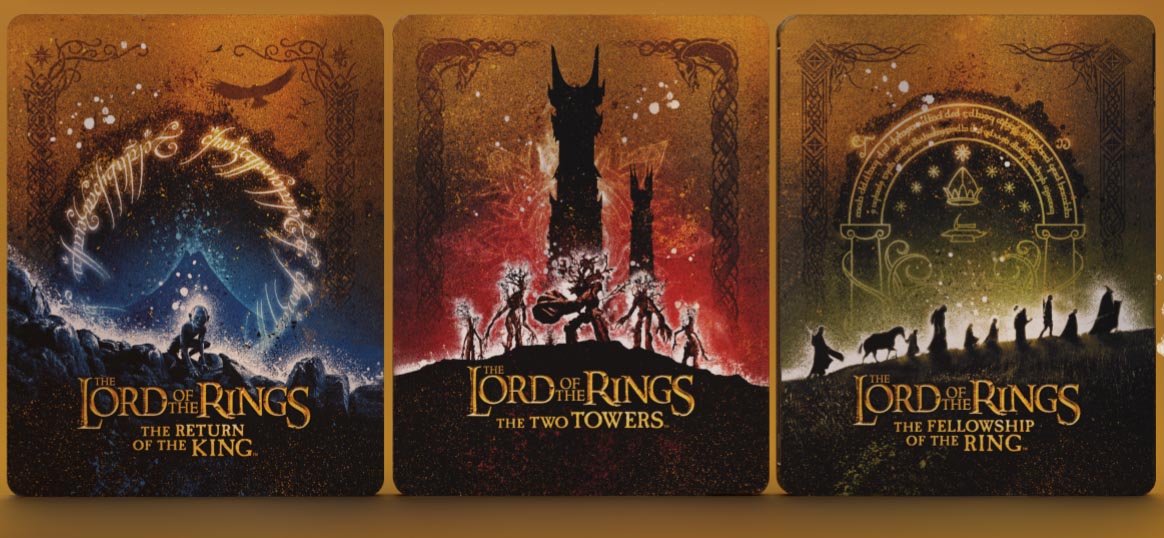 Der Herr der Ringe Trilogie (Extended) – 4K Steelbook (UHD + Blu-ray Disc)