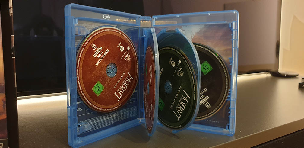 Der Hobbit 4K mit sechs UHD-Blu-rays (UHD Keep Case geöffnet)