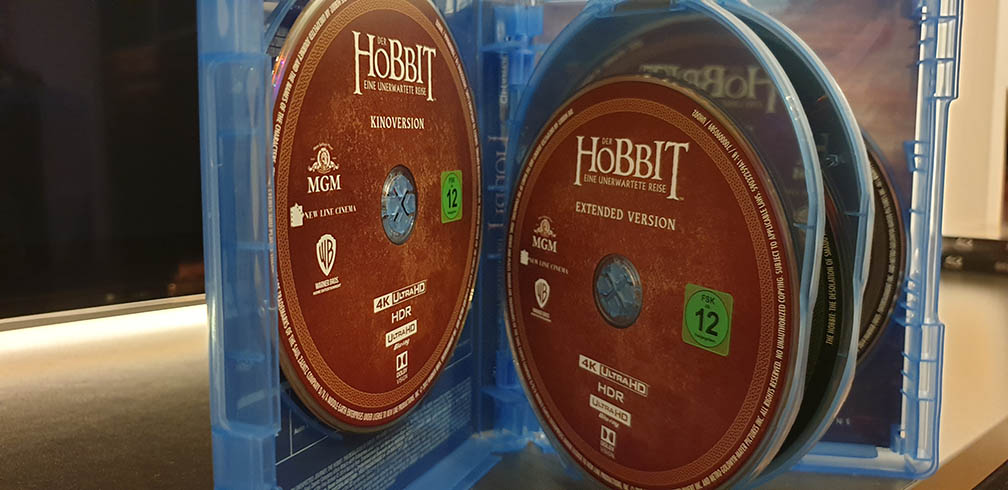 Der Hobbit: Eine unerwartete Reise als 4K-Blu-ray Disc mit Kinofassung und Extended Cut