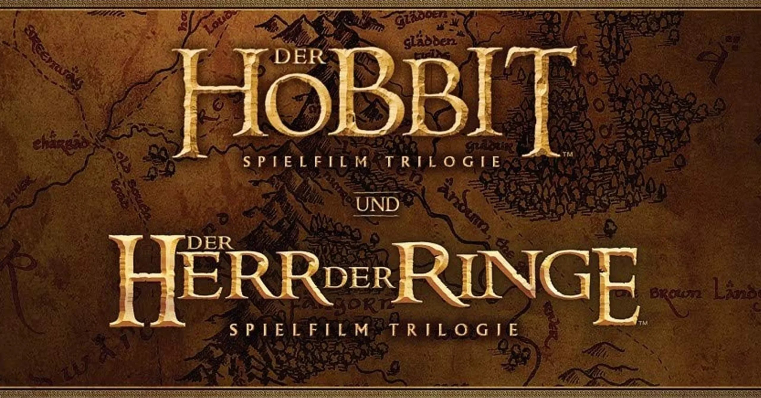Der Herr der Ringe & Der Hobbit Trilogie Set Logo für das Mittelerde 4K-Blu-ray Set