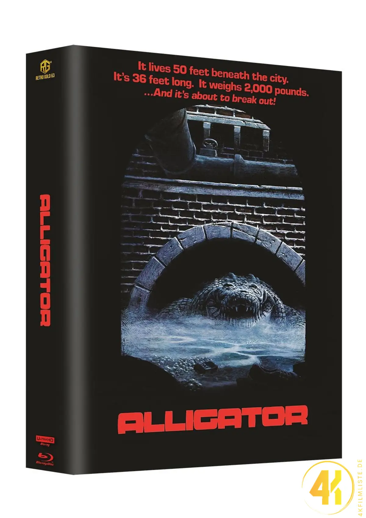 Der Horror-Alligator (Cover B) – 4K Mediabook (UHD + Blu-ray Disc)