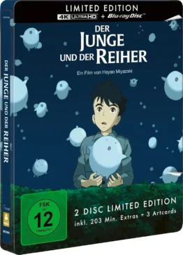 Der Junge und der Reiher 4K Steelbook UHD Blu-ray Disc