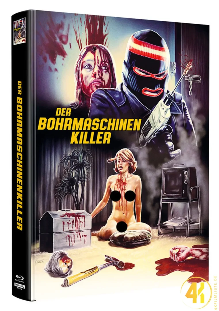 Der Killer mit der Bohrmaschine 4K Mediabook