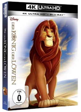 Der König der Löwen (1994) 4K Blu-ray Disc mit Pappschuber