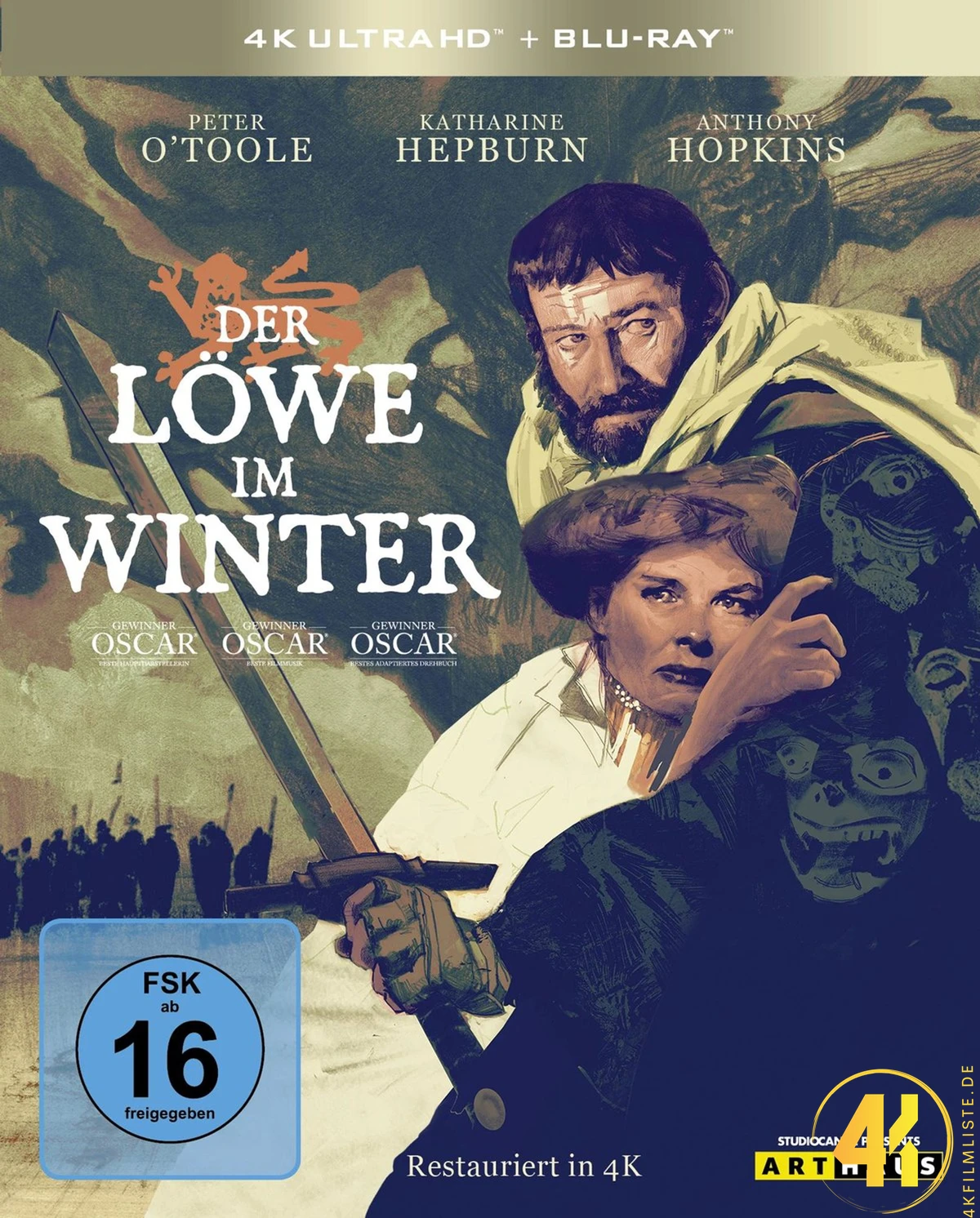 Der Löwe im Winter – 4K Blu-ray (UHD + Blu-ray Disc)