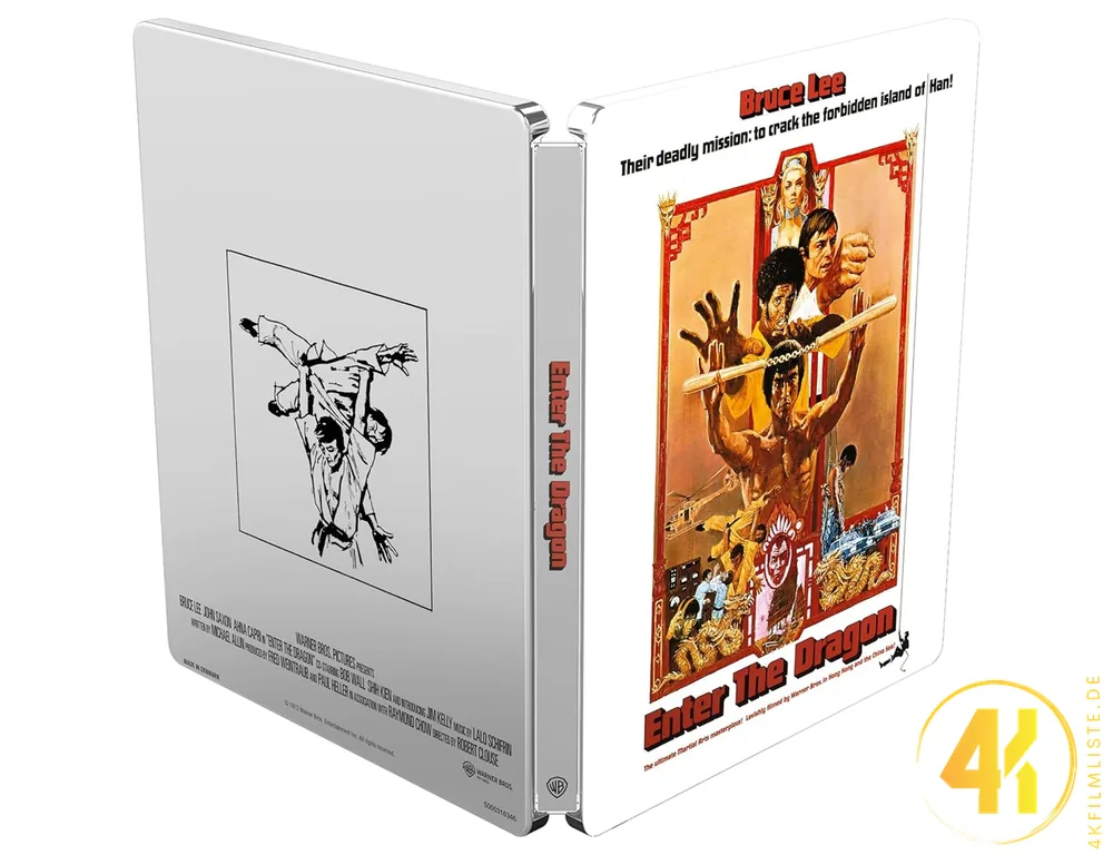 Der Mann mit der Todeskralle 4K Steelbook Limited Edition Back Ultra HD Blu-ray Disc