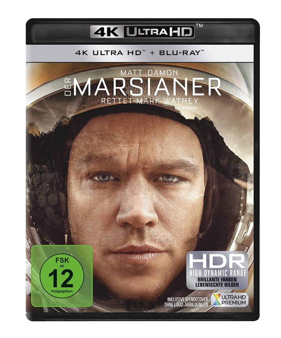 Der Marsianer 4K Blu-ray Disc mit Matt Damon im 4K UHD Keep Case