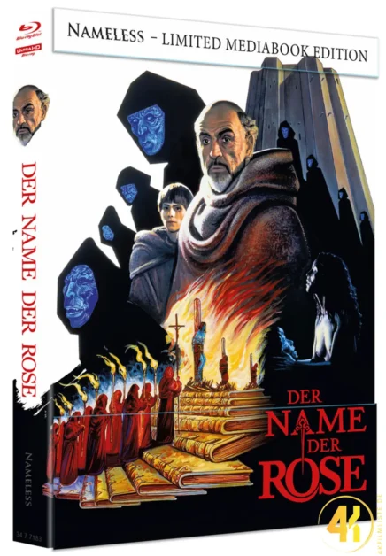 Der Name der Rose (Cover D) – 4K Mediabook (UHD + Blu-ray Disc)