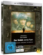 Der Soldat James Ryan 4K Steelbook Seitenansicht Ultra HD Blu-ray Disc