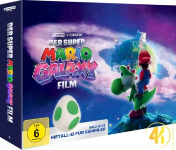 Der Super Mario Galaxy Film (Collector’s Edition mit Metall-Ei) – 4K Steelbook (UHD + Blu-ray Disc)