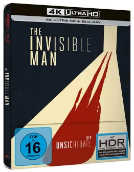 Der Unsichtbare - Limitiertes 4K Steelbook (3D-Ansicht)