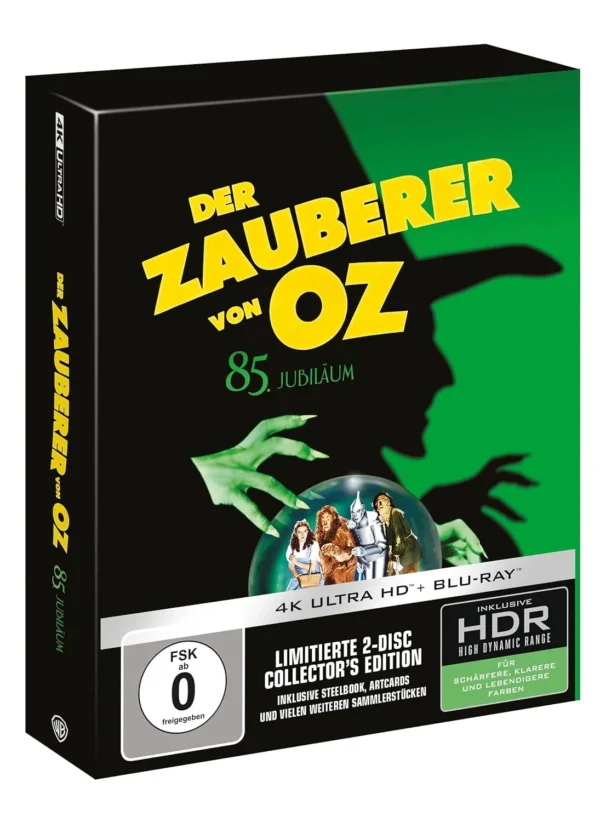 Der Zauberer von Oz (85th Anniversary Edition) (1939) – 4K Steelbook (UHD + Blu-ray Disc)