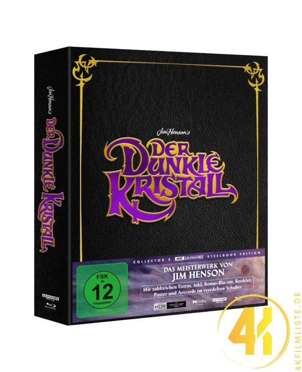 Der dunkle Kristall (Collector’s Edition) – 4K Steelbook (UHD + Blu-ray Disc + Bonus Blu-ray)