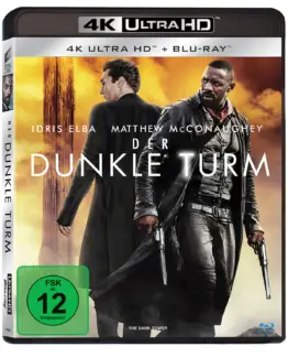 Der dunkle Turm 4K UHD Blu-ray Disc Cover mit Idris Elba und Matthew Mcconaughey