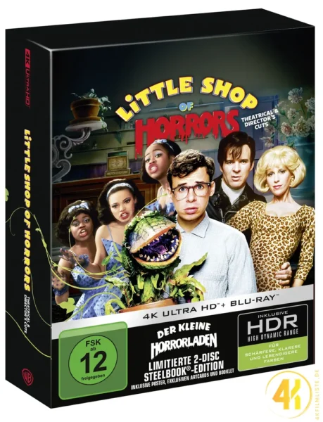 Der kleine Horrorladen (Ultimate Collector’s Edition) – 4K Steelbook (UHD + Blu-ray Disc)