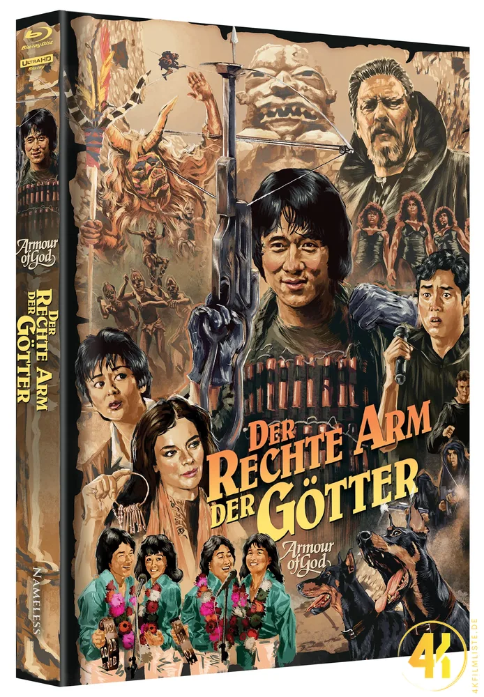Der rechte Arm der Götter 4K Mediabook Cover B Ultra HD Blu-ray Disc